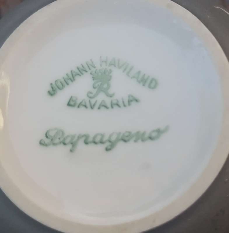 COFFEE SET Service De Haviland Rosenthal Bavaria Papageno Vintage MCM
