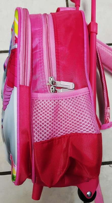 Unicorn kid trolley school backpack