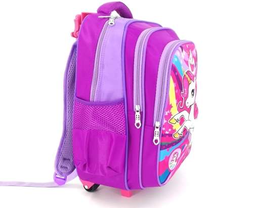 Unicorn trolley school bag