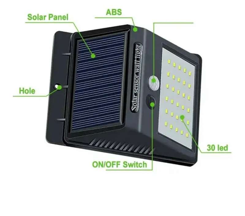 30 LED SOLAR SENSOR LIGHT