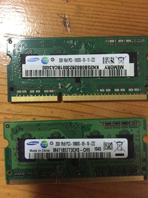 Acer 5733-382G50 Samsung 1RX8 PC3-10600S 2GB x2