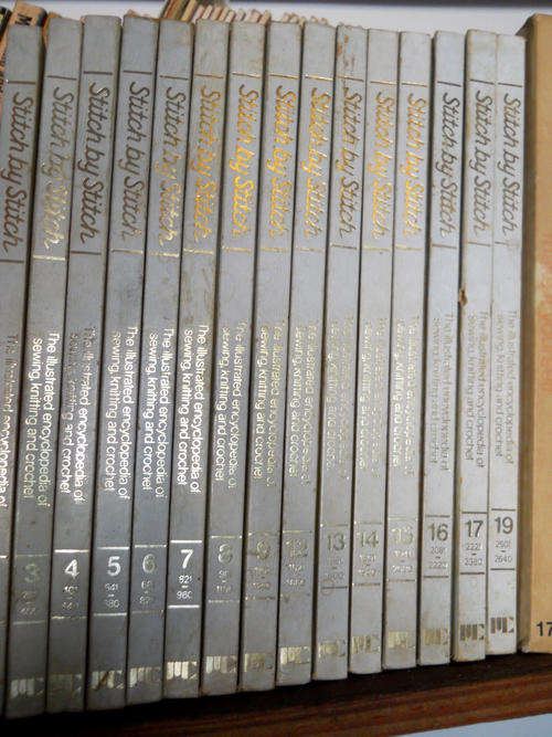 Stitch By Stitch Set of 18 sewing books with many illustrations