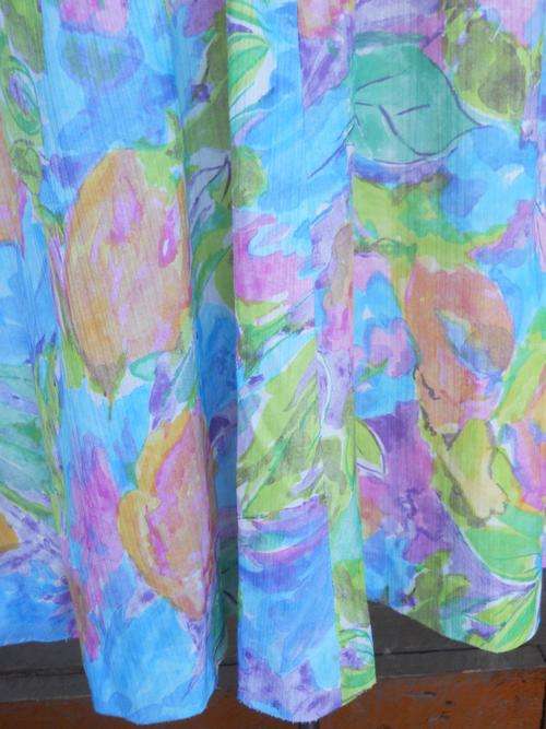 Chocolat Negro floral sleeveless vintage dress