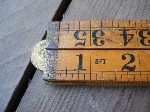 antique folder ruler sybren