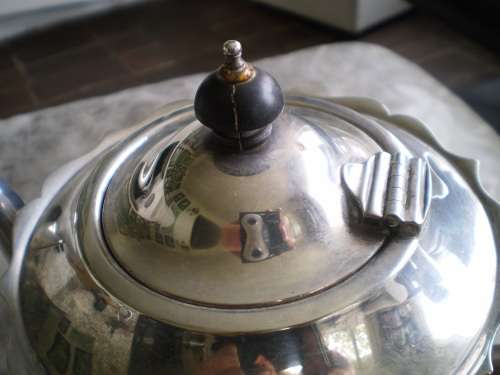 Antique Tea Pot and Sugar Bowl Mappin Webb Triple Deposit Prince's Plate London Sheffield