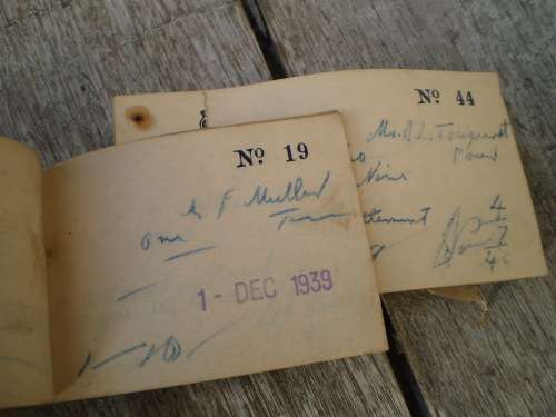 Antique South African Duplicate Receipt Book from the 1930s Filled In Pounds And Shillings