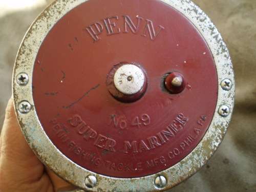 Vintage No. 49 Super Mariner Deep Sea Reel good condition