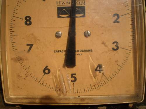 1950s Hansen Kitchen Scale