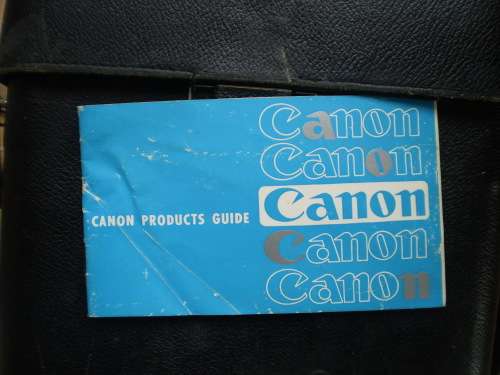 Vintage Canon Reflex Zoom 8-3 8mm Camera with Case & Original Box and Manual excellent condition