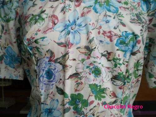 Original 1980's Vintage Floral Summer Dress Size 14