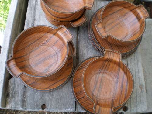 Vintage 16 piece Mid Century Modern Caleppio Ware Robex Italy Soup Serving Bowls Set