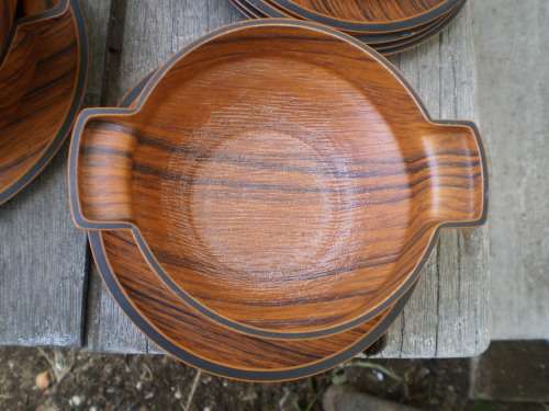 Vintage 16 piece Mid Century Modern Caleppio Ware Robex Italy Soup Serving Bowls Set