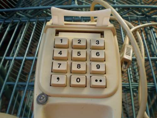 Vintage 1950s Retro Dialling Telephone