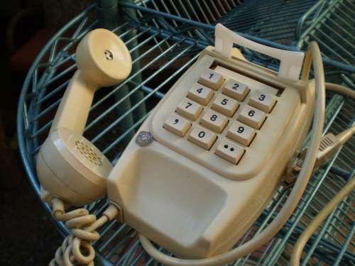 Vintage 1950s Retro Dialling Telephone