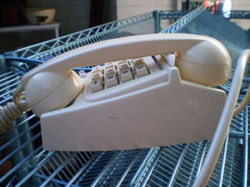 Vintage 1950s Retro Dialling Telephone