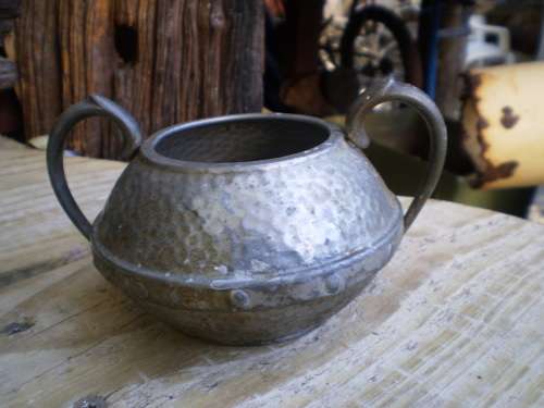 Vintage Craftsman Sheffield Pewter Utility Bowl Made in England