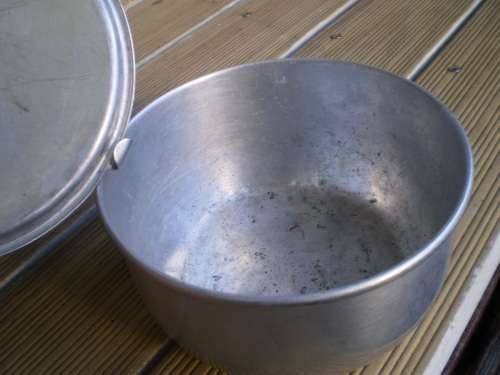 Aluminium Vintage Cooking Pot