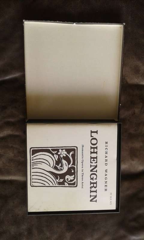 Wagner Lohengrin 3 Cassettes Vienna Philharmonic Orchestra Rudolf Kempe With Booklet And Box