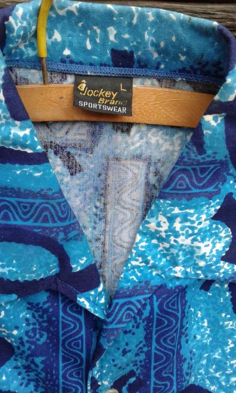Vintage Jockey Brand Pure Cotton Mens Shirt Size L