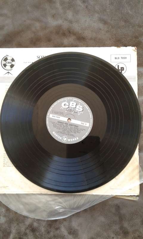 Eddy Nelson Songs For Christmas Vinyl LP CBSl VG+