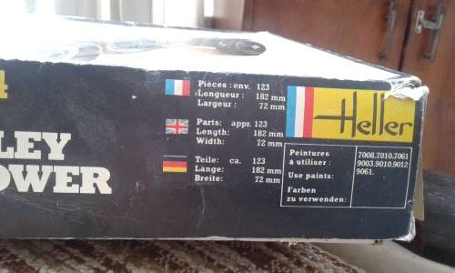 Vintage Heller Bentley 4,5 L Blower Plastic Model Kit Scale 1 to 24 Made In France