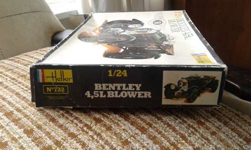 Vintage Heller Bentley 4,5 L Blower Plastic Model Kit Scale 1 to 24 Made In France
