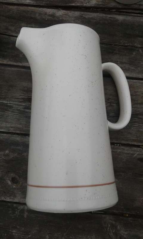 Vintage Drostdy Ware Stonecraft Retro Pitcher Jug And 6 Matching Mugs Mid Century Modern