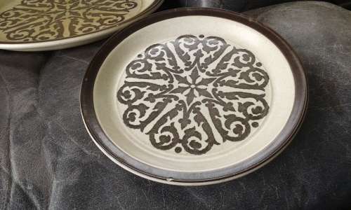 Rare Doverstone Heather Gates Staffordshire England Modern Mid Century Stoneware Dinner Set 31 Piece