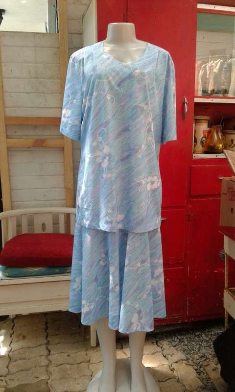 Vintage 1980s Charleston Style Dress Size 16