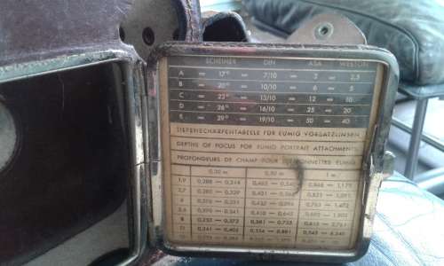 Vintage Eumig C3 8mm Double Movie Camera In Original Leather Case