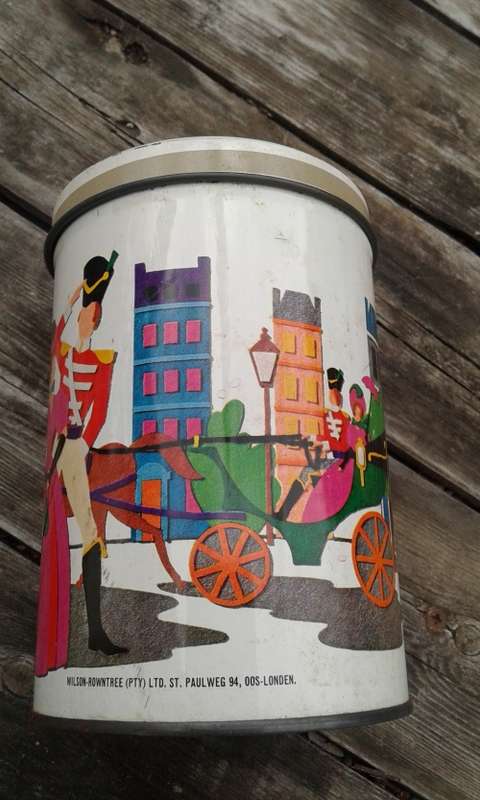 Vintage Rare Quality Street Tin Wilson Rowntree East London South Africa