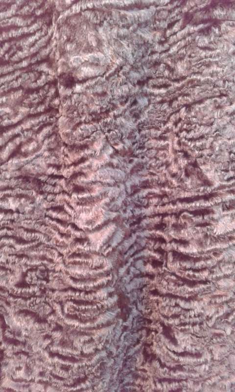 Vintage 1960s Chocolat Brown Karakul Caracul Persian Lamb Fur Coat Size 16 Excellent Condition