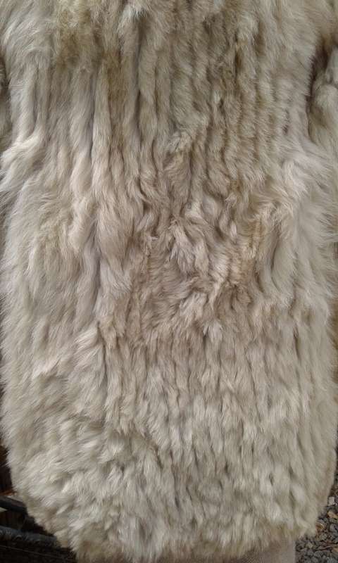Superb Vintage White Blonde Genuine Mink Fur Designer Coat Superior Quality Size 10 to 12