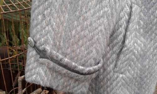 Luxury Sager Mohair Wool Winter Designer Coat Exquisite Finishes By Koehler Kraenzer 14 to 16