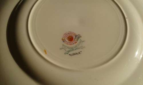 Set Alfred Meakin Astoria Shape Marigold CORALIE 3 Dinner Plates 3 Bread Plates 1 Medium Sized Plate