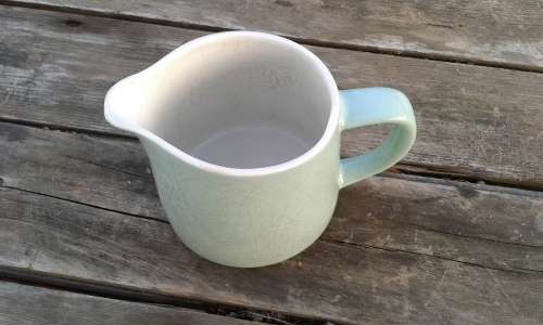 ARABIA Turquoise Milk Water Jug Made In Finland 2-0
