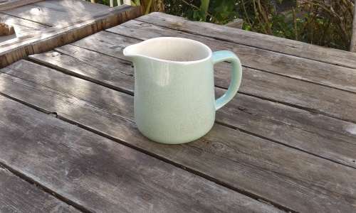 ARABIA Turquoise Milk Water Jug Made In Finland 2-0