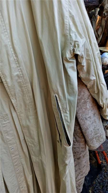Vintage Original BUGATTI Beige Double Breasted Mens Designer Trench Coat Size L to XL