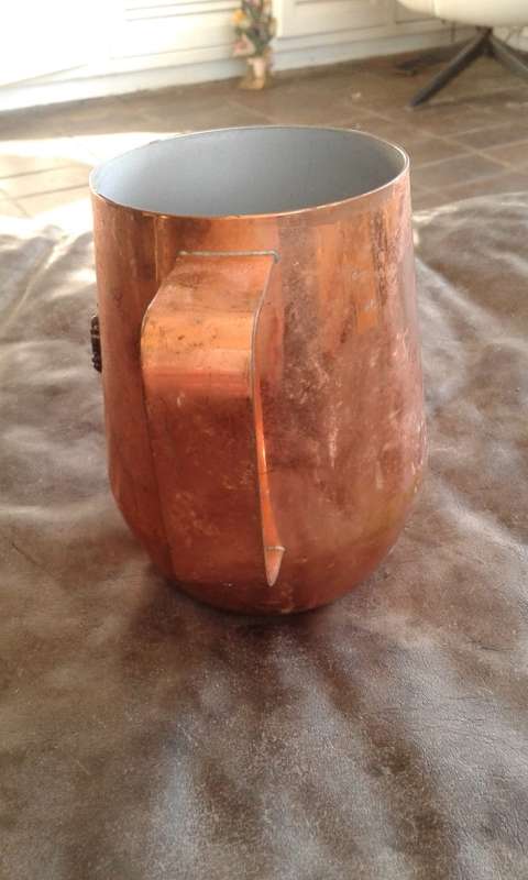 Vintage Atlanta Real Copper Johannesburg Souvenir Mug