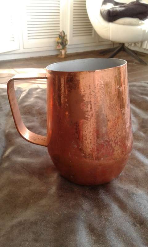 Vintage Atlanta Real Copper Johannesburg Souvenir Mug