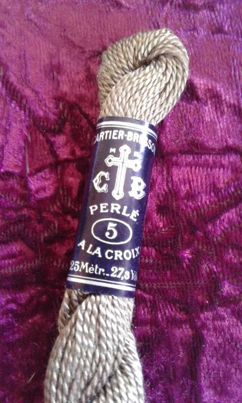 7 Vintage Embroidery Cotton Skeins No.5 Coton Perle Brillante Cartier Bresson  A La Croix Paris