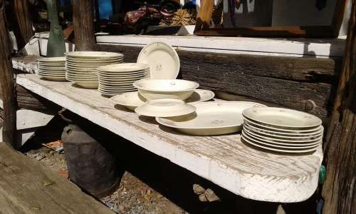 Rare Antique German Bavaria 27 Eamag ALT SCHOENWALD OLD SCHOENWALD Porcelain 46 Pieces Dinner Set