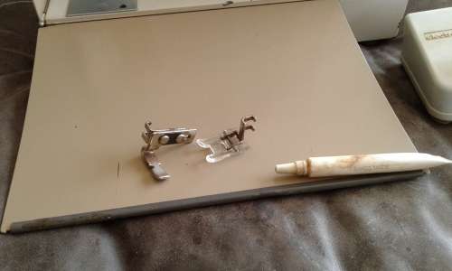 Vintage Elna Lotus SP Compact Sewing Machine Made In Switzerland