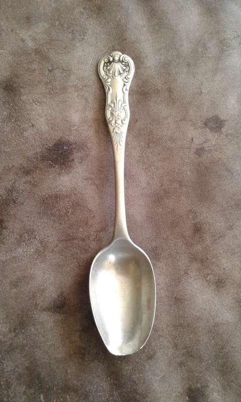 Antique Hallmarked Silver Desert Spoon