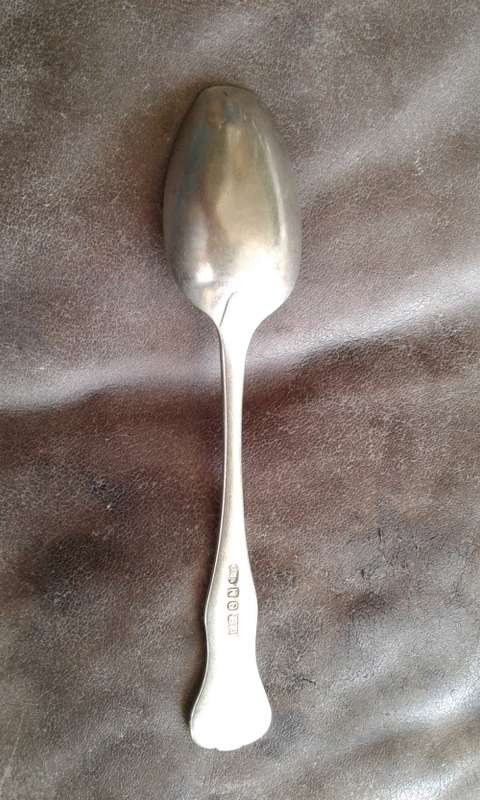 Antique Hallmarked Silver Desert Spoon