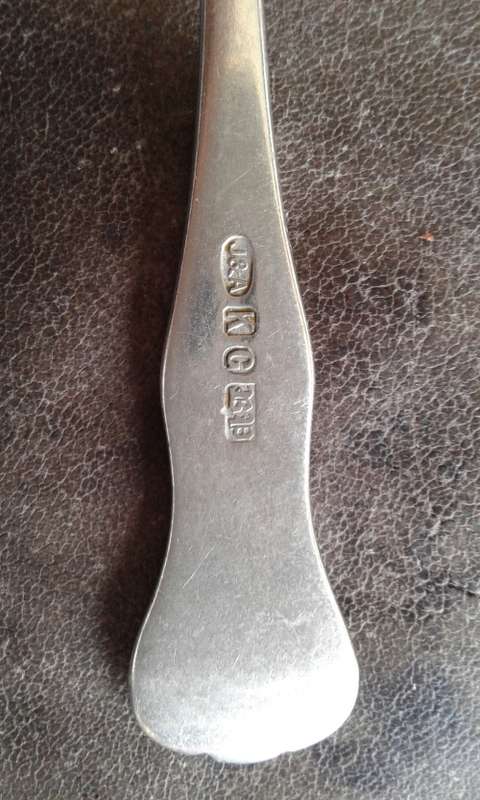 Antique Hallmarked Silver Desert Spoon