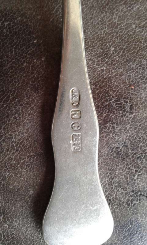 Antique Hallmarked Silver Desert Spoon
