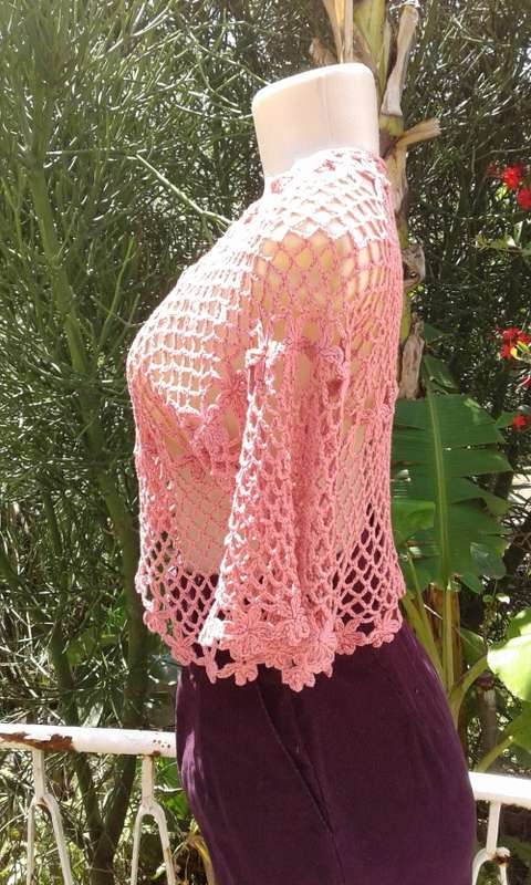 Mauve bolero jacket store