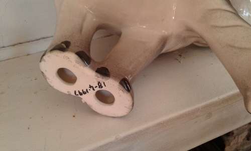Vintage Set 4 Porcelain Elephant Figurines Ornaments 2 Large 2 Medium Sized