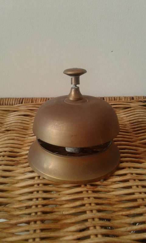 Vintage Hotel Reception Brass Bell
